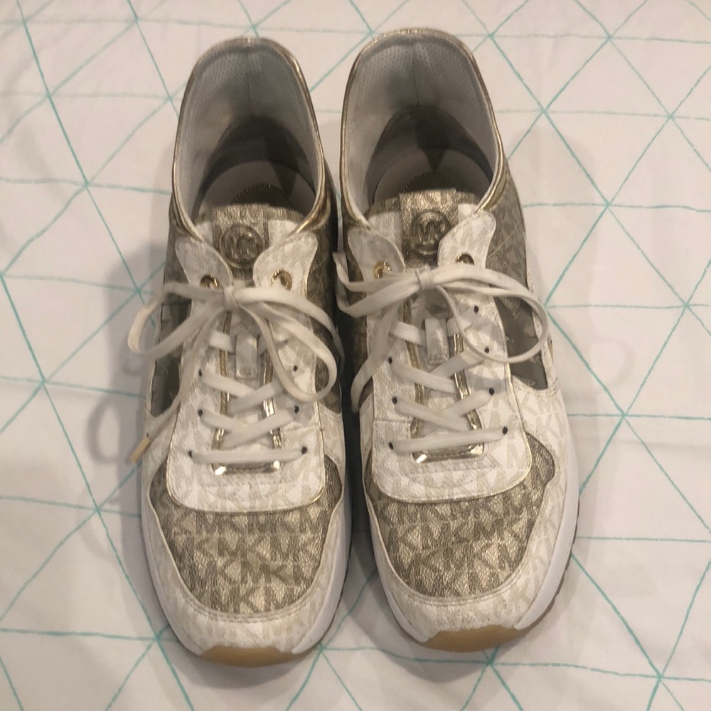 Michael Kors Muse Metallic Logo Trainer sneakers